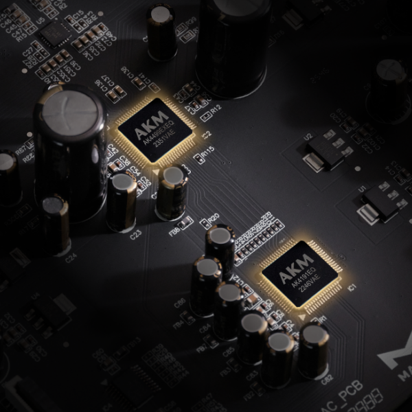 Carte DAC AK4191 et AK4499EX du Matrix Audio MS-1cDAC AK4499EX, AK4191, AKM VELVETSOUND, DSD512, PCM 768 kHz