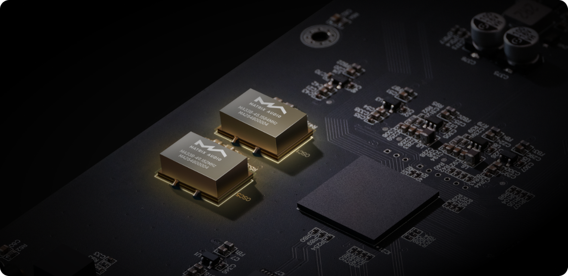 horloge femtoseconde, réduction du jitter, bruit de phase, FPGA audio Matrix Audio