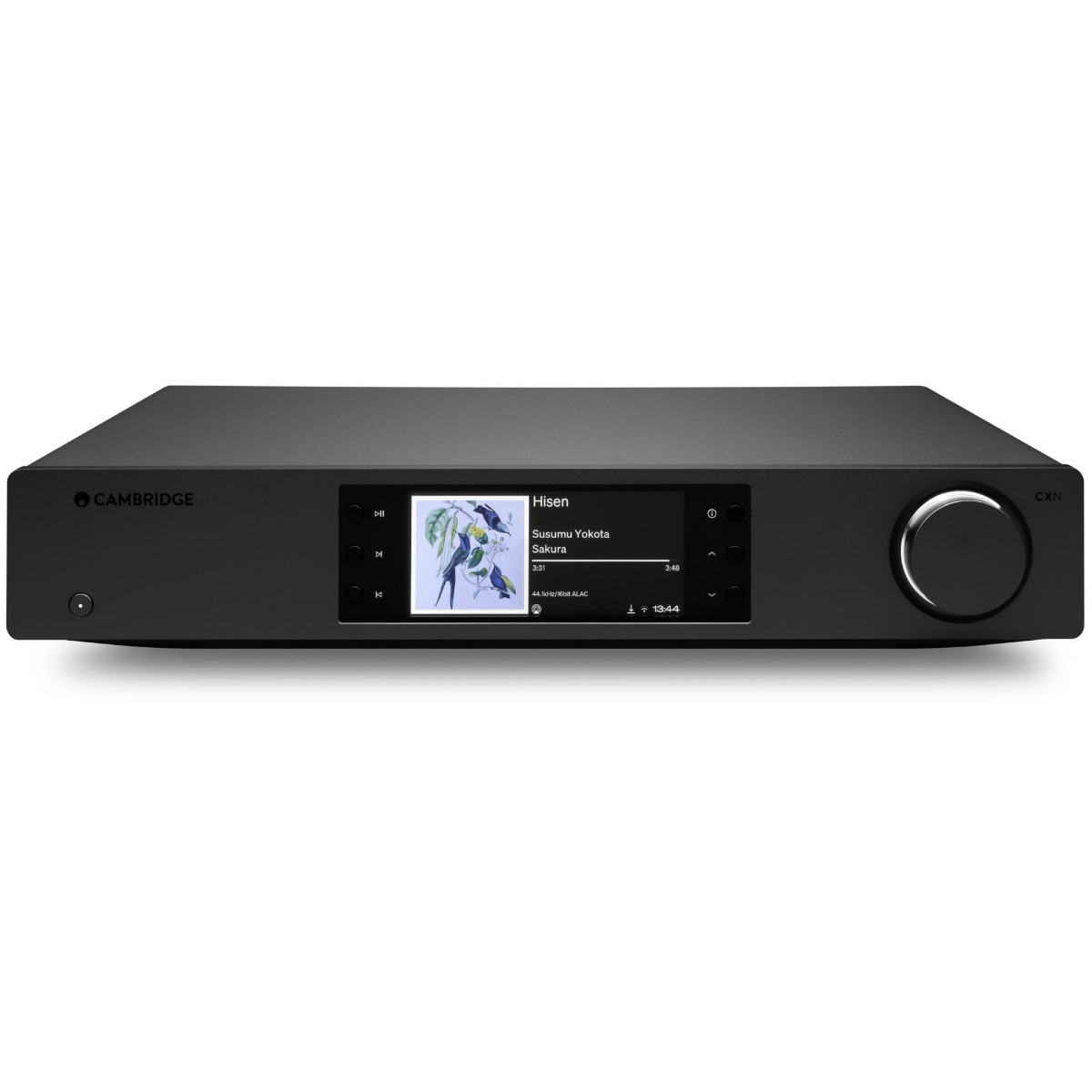 Cambridge Audio CXN100 SE, lecteur réseau Hi-Fi noir avec écran et connectique HDMI eARC