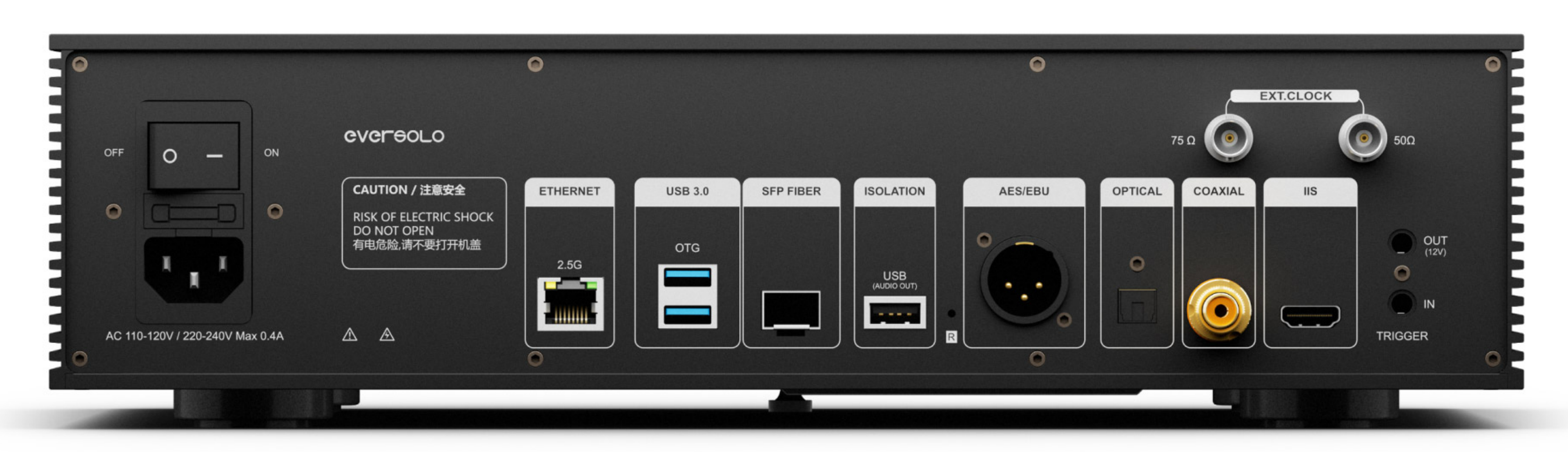 EVERSOLO T10 connectique