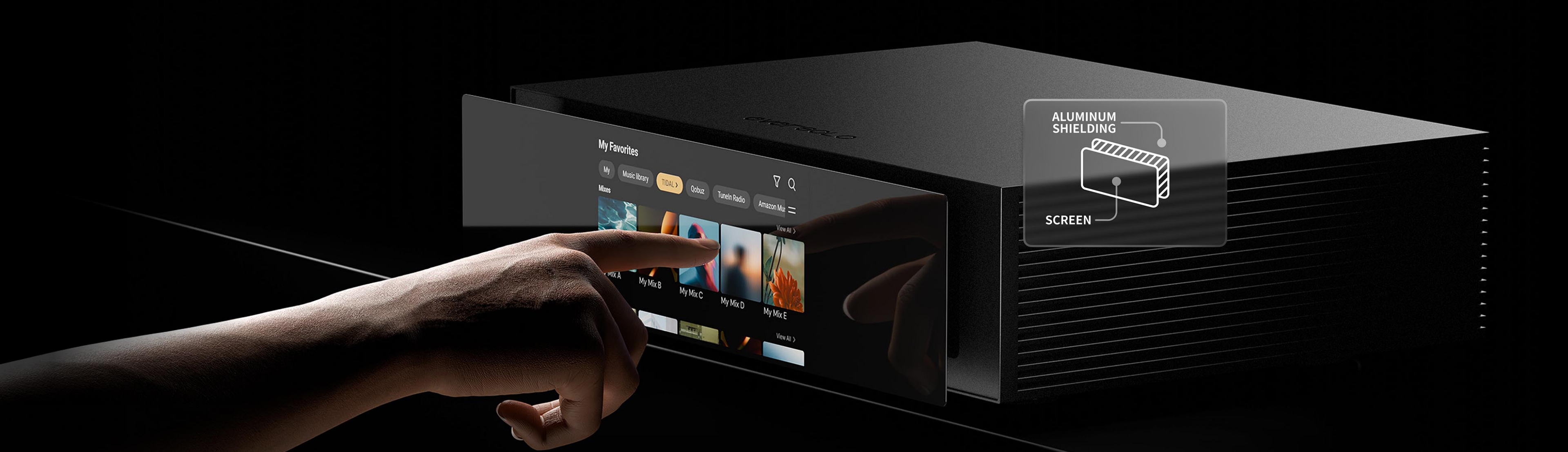 eversolo t8 ecran tactile