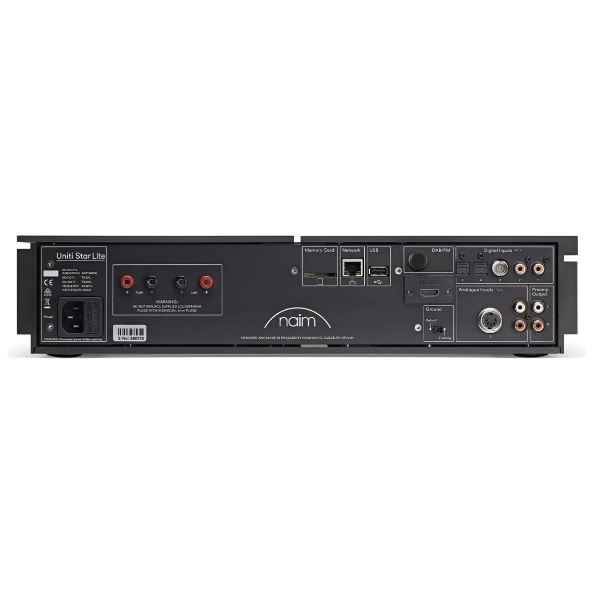 Naim Uniti Star Lite 4 NAIM UNITI STAR LITE ampli reseau hifi connection
